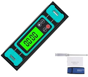 Niveles De Burbuja Buscadores Ángulos Niveles Digitales Regla Transportador Con Función Retención Datos Pantalla LCD Inclinómetro Electrónico Nivel Magnético Precisión