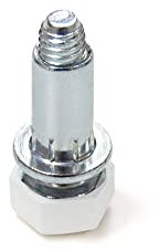 Emuca 2020015 Pied vérin pour meuble avec écrou, filetage M6x30mm, Set de 20 Pièces, Zingué