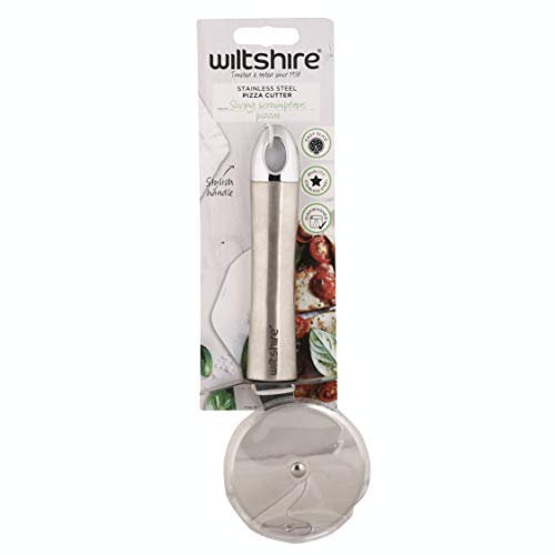 Wiltshire Industrial Pizza Wheel, Pizza Cutter, Soft Touch Handle, Black & Grey