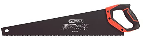 Scie Egoine Gros Travaux 550mm, 3 Angles de Cope 7Tpi, Poignée Bi-Matière