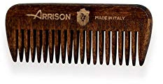 ☆ ARRISON® BEARD ☆ Peine de barba de madera de haya - 100% Made in Italy - Fabricado íntegramente en Italia por maestros artesanos.