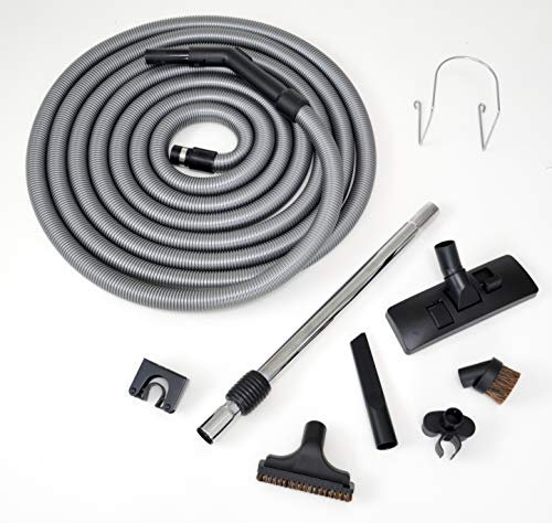 Genialvac Standard-Schlauch-Set für Zentralstaubsauger für Saugdosen 36-38mm (Länge 7,6m)