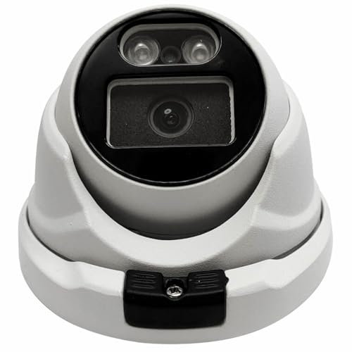 JUSTOP 5MP CCTV Camera 3.6mm Wide-Angle Super HD TVI Dome Turret Security Camera with Metal Housing 20M EXIR Night Vision IP67 Weatherproof