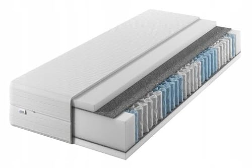 IZER Matratze 90x190 24 cm Taschenfederkern Härtegrad H3 7 zonen Bett Matratzen Rollmatratze Komfortschaum