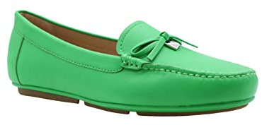 MICHAEL KORS Damen Juliette MOC Sneaker, Palme, 42 EU