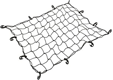 SUV Gepäcknetz Mit 12 ABS-Haken, Elastisches Netz 90 x 120 cm gestreckt bis 225 x 300 cm, Universal Auto Netz,große Kapazität Dachnetz für Kofferraum, Reisegepäckträger, Elastizität,Dachgepäckträger