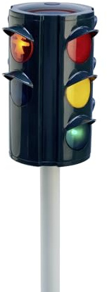 Big Verkehrsampel AMPELMANN (71 cm) – Gran Juguete semáforo para niños a Partir de 3 años con luz y icónico semáforo, Colgante para niños con 4 Lados jugables para Interior y Exterior