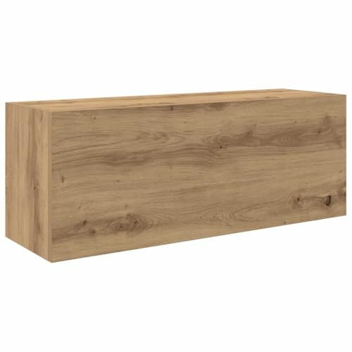 vidaXL Bad-Wandschrank Artisan-Eiche 80x25x30 cm Holzwerkstoff, Bad-Hängeschrank, Hängeschrank Badezimmer, Wand-Badschrank, Hängeschrank Bad