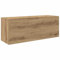 vidaXL Bad-Wandschrank Artisan-Eiche 80x25x30 cm Holzwerkstoff, Bad-Hängeschrank, Hängeschrank Badezimmer, Wand-Badschrank, Hängeschrank Bad
