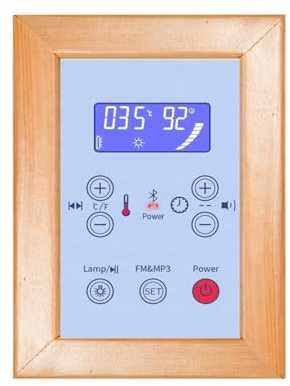 Sauna a vapore, Pannello di controllo delle parti della sauna a infrarossi USB per cabina doccia