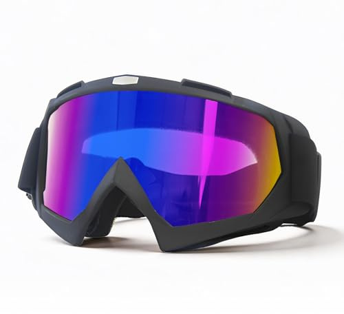 Quorumsg Lunette Moto Cross, Résistant à la Poussière Lunette de Moto Cross, Lunettes de Protection Travail Peut Être Porté à L'extérieur des Lunettes, pour Activités Extérieures