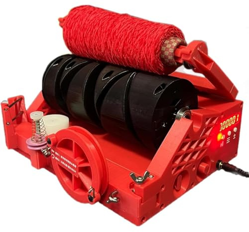 Avvolgitore automatico per filati con calcolatore di lunghezza e velocità regolabile per progetti di tessitura e lavoro a maglia