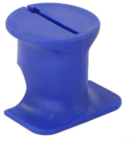 Plantilla de estampación de metal Soporte de sellos de plástico para manualidades de sellado a mano de metal, accesorios de herramienta de perforación de fácil agarre para sellos de acero de 6 mm, 7