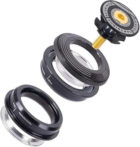 Hsthe Sea 1-1/8 entretoise de Casque de vélo VTT 4444S Casque 44mm Kit de Casque de vélo en Alliage d'aluminium