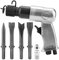 Drucklufthammer-Set, Hochleistungs-Lufthammer-Kit, 150 mm, industrieller, leistungsstarker Griff, gerader Typ, Luftmeißel, pneumatisches Hammer-Schaufel-Werkzeug, Geringes Gewicht