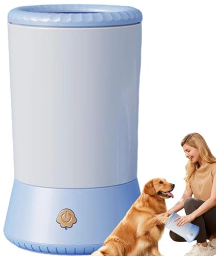 Pulitore portatile per zampe di cane, pulitore elettrico per animali domestici, macchina per la pulizia dei piedi di gatto, promuove zampe più sane, pulitore per cani e gatti piccoli, e cani e