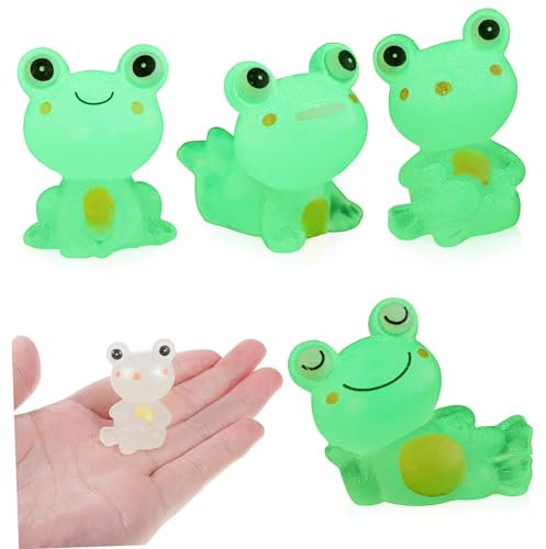 Didiseaon Figuras De Luminosas De 4 Piezas para Decoración De Jardín Mini Brillantes Adornos De Micro Paisajes Decoración De Bonsáis Diseño Encantador