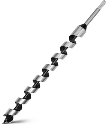 1-5/16 x 18 inch Auger Drill Bit for Wood,34mm Hex Shank Ship Auger Bit for Soft Hard Wood, Plastic, Composite Materials and DIY Projects (1-5/16 in x 18 in)