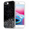 Cadorabo Hülle kompatibel mit Apple iPhone 7 PLUS/7S PLUS/8 PLUS Rundumschutz TPU Silikon Case Mädchen Glitzer Strass Design Kratzfest Weich Gummi Bling Schutzhülle für iPhone 7 PLUS/8 PLUS in Schwarz