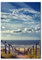 Pixxprint Glasbild, Wandbild aus Echtglas, Weg zum Strand am Meer, 40x60 cm, inkl. Aufhängung und Abstandshalter