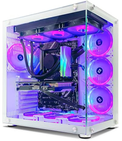 INFOMAX | PC gaming, PC desktop, PC da gioco • Processore Intel Core i5-12400F • NVIDIA RTX 4060 8 GB • RAM DDR4 16 GB RGB • SSD 1 To • WiFi • SCHEDA ARGB • Watercooling Sistema • operativo gratuito