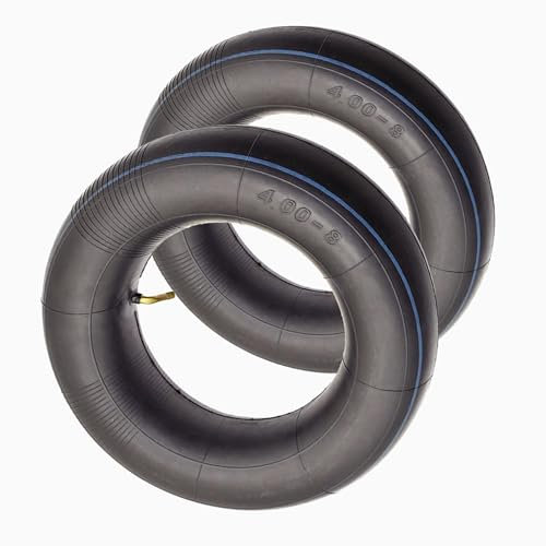 2x Schlauch 4.00-8 für Luftrad 400mm Ersatzschlauch mit TR87 für Schubkarrenrad für Schubkarrenrad