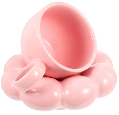 Ciieeo Tazas De Café De Cerámica Diseño Elegante Macarrón y Girasol Para Café Té y Leche Hogar y Oficina Con Estilo Creativo y Cómodo Agarre Ergonómico