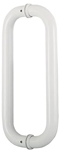 Maniglia per porta doccia rotonda a forma di O, set di ferramenta bifacciale, maniglie per porte per interni, maniglia per porta push-pull in acciaio inossidabile 304, diametro del tubo 1 pollice (c