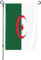 Flagge von Algerien, dekorative doppelseitige Flagge, Gartenbanner, perfekt für Innen- und Außenbereich, erhältlich in zwei Größen