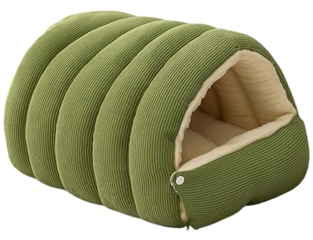 Niche Chats Caverne – Coton doux d'hiver | Confortable, lavable, hygiénique, pour intérieur extérieur, chambre à coucher, salon, cuisine
