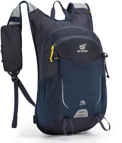 SKYSPER Mochila de Senderismo 15 Litros para Hombre y Mujer
