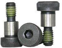 Shoulder Bolt - Shoulder Screws - Nylon Patch - Alloy Steel - Thread: 1/4-20 - Shoulder Diameter: 5/16 - Shoulder Length: 1/2 - Thermal Black Oxide Finish - Nylon Patch (Quantity: 25) - Socket Head