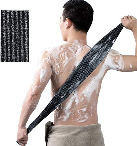BTOSEP Kroppsborste ryggskrubbare för dusch och bad, exfolierande ryggskrubbare exfolierande kroppsborste ryggbricka ryggskrubbhandduk för dusch