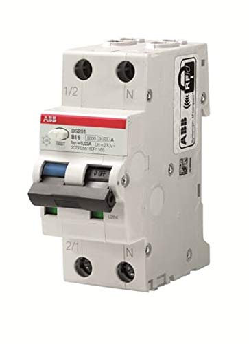 Disjoncteur commutateur DS200 1p + N C 2A 10kA 300mA (Référence : 2CSR255180R3024)