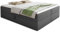 Boxspringbett Base mit 2 Bettkästen - Doppelbett mit Bonell-Matratze und Topper, Polsterbett, Freistehendes Bett, Bettgestell, Schlafzimmer (Graphit (Inari 94), 140 x 200 cm)