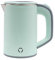 Wasserkocher 800ML Edelstahl Reisewasserkocher 600W 5 Minuten Schnell auf 100°C Tragbarer Wasserkocher (Grün)