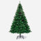 Albero Di Natale 210cm Con 668 Punte, Abete Finto Colore Verde, Con Base Supporto In Ferro, Montaggio Rapido