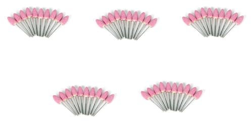 GIWFBQTR 50 Piezas Piedra Montada Abrasiva para Accesorios para Cabeza de Rueda de Piedra de Esmerilado para Herramientas Rotativas Forma de Forma de