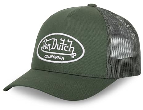Von Dutch Casquette Homme & Femme, Trucker LOFB, Kaki B23