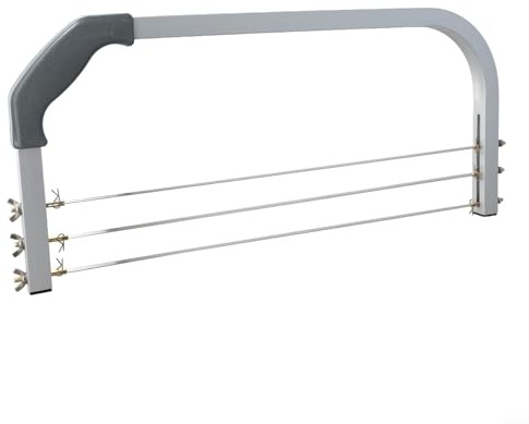 Yuanpgky Affettatrice per torte livellatrice a strati con fili regolabili in altezza per torte multistrato e decorazioni