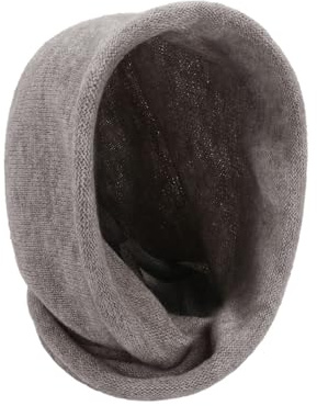 Öronskydd barn varm flickor varm halsduk hatt stickad mössa hatt med justerbar balaklava damer, GRÅ, one size