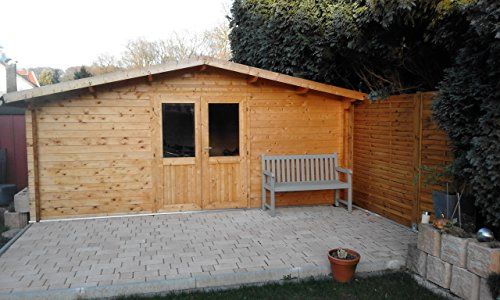 Holzlasur 2 in 1 Schutz Lasur/Farbton Palisander / 5 L/Holzschutzlasur 2 in 1, Grundierung u. Lasur in einem, Speziallasur v. Holzfachhandel mit hohem UV-Schutz