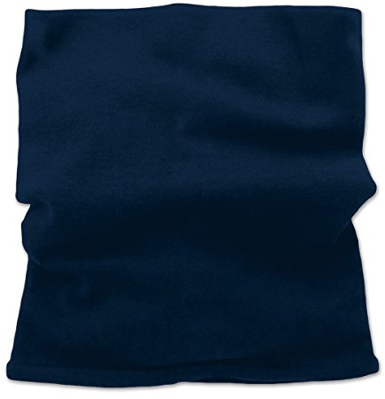 100% Merino Wool - Midweight Neck Gaiter - Skiing Neck Warmer - Winter Face Mask - Multipurpose Headwear - Navy Blue - Moisture Wicking Neck Wear