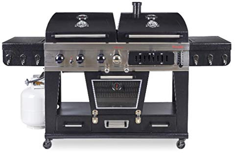 Pit Boss Barbecue fumoir Memphis Ultimate 4 en 1 gaz, charbon de bois
