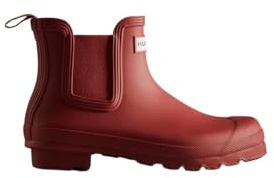 Hunter Bottes de Pluie pour Homme, Rouge Militaire, 36 EU
