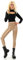 Zeralda Fashion Damen Thermo Hose Leggings High Waist Leggin Wet Look Lack Leder Optik Jeggings (L/XL, Hellbraun)