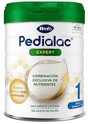 Hero Baby - Leche de Inicio Pedialac 1 800g, Leche en Polvo para Bebés, Leche de Inicio en Polvo para Bebé desde el Primer Día, Sin Aceite de Palma, Con Nutrientes Esenciales y DHA