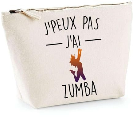 Trousse Zumba J'peux Pas | Pochette Toilette Maquillage Idée Sac Cadeau
