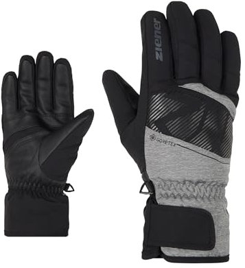 Ziener Erwachsene GALIBO Ski-Handschuhe/Wintersport | Gore-Tex, warm, atmungsaktiv, Dark Melange, 8