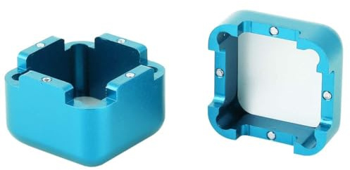 equlup Porta Gesso da Biliardo, Gesso Antiscivolo per Stecca da Biliardo Porta Gesso per Stecca da Biliardo con Cavo Accessori per la Riparazione del Tavolo da Biliardo per Biliardo (Blu)